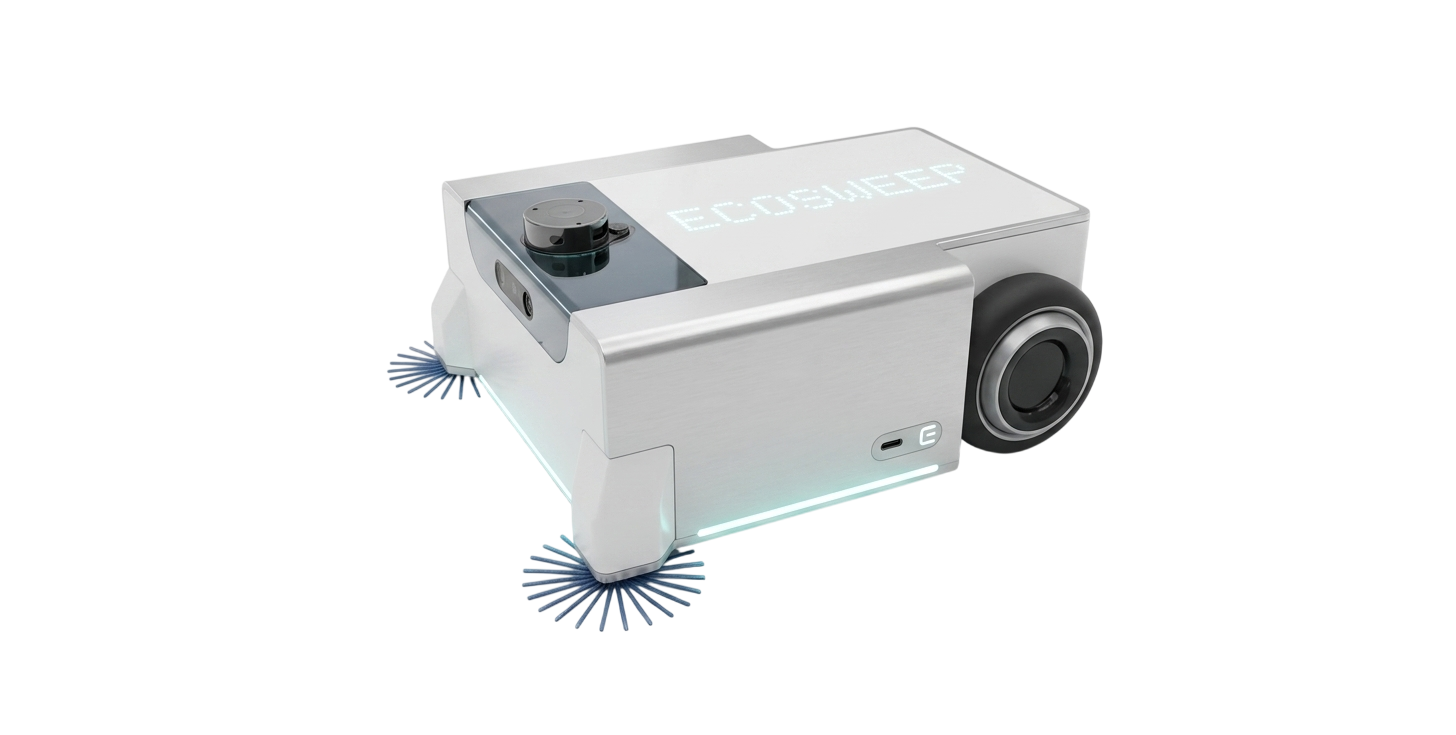 Render del robot EcoSweep